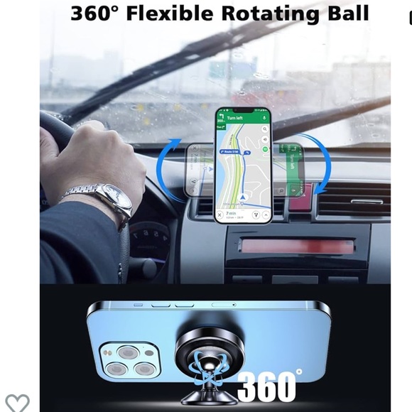 NIYEVN only 1 pack Magnetic Phone Holder [360°Rotation] Car Mount Magnet - Picture 3 of 8
